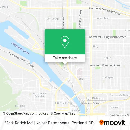 Mark Rarick Md | Kaiser Permanente map