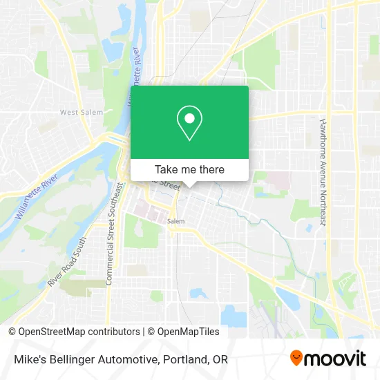 Mike's Bellinger Automotive map