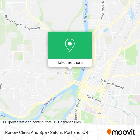 Renew Clinic And Spa - Salem map