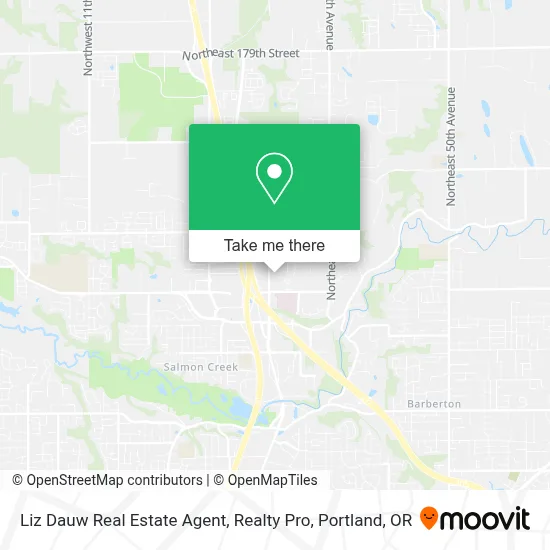 Liz Dauw Real Estate Agent, Realty Pro map