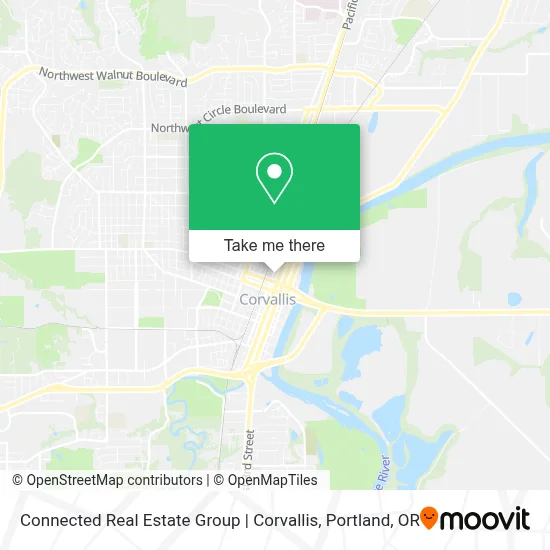 Connected Real Estate Group | Corvallis map