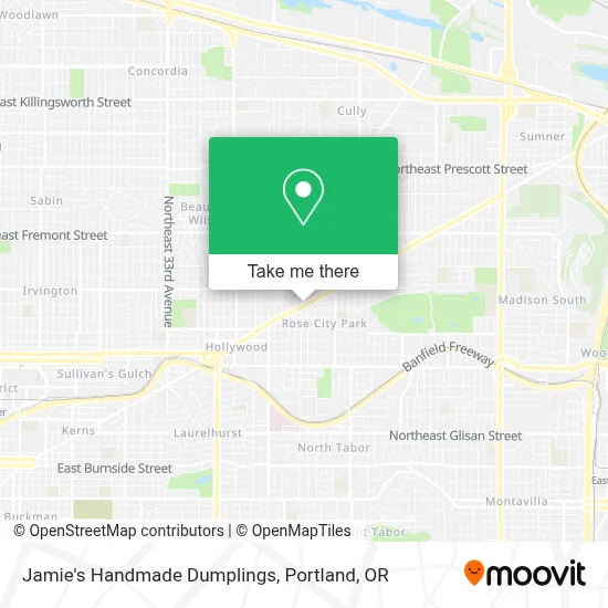 Jamie's Handmade Dumplings map