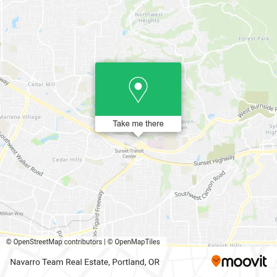 Navarro Team Real Estate map