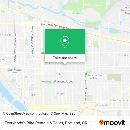 Everybody's Bike Rentals & Tours map