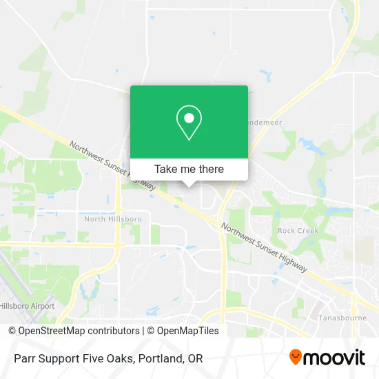 Parr Support Five Oaks map