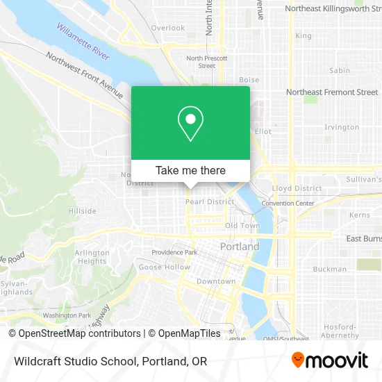 Wildcraft Studio School map