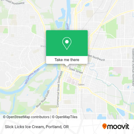Slick Licks Ice Cream map
