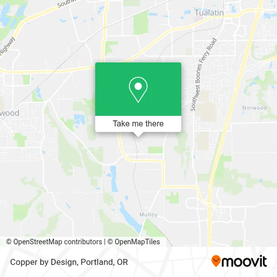Copper by Design map