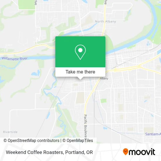 Weekend Coffee Roasters map