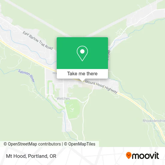 Mt Hood map