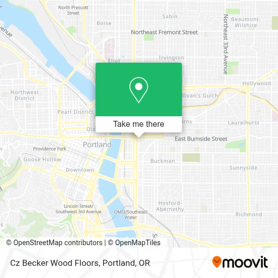 Cz Becker Wood Floors map