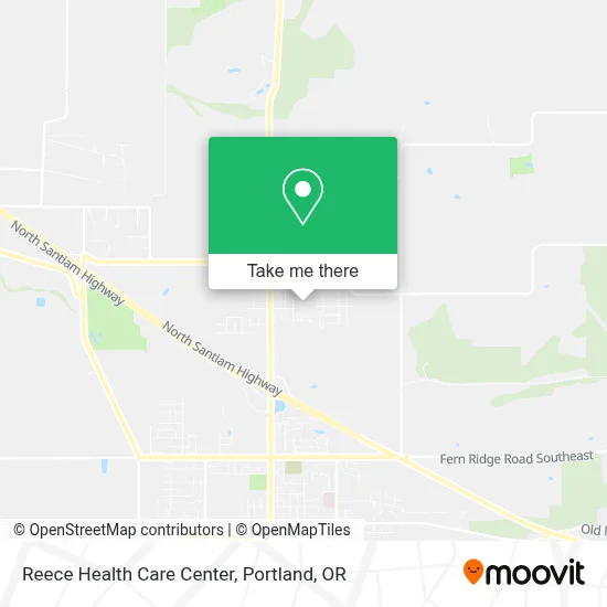 Reece Health Care Center map