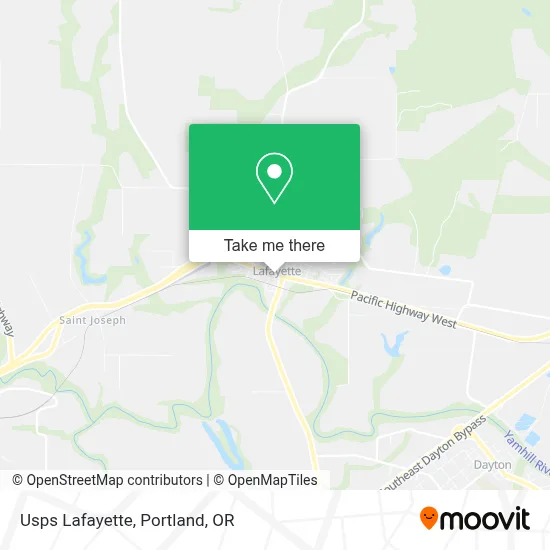 Usps Lafayette map
