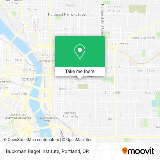 Buckman Bagel Institute map