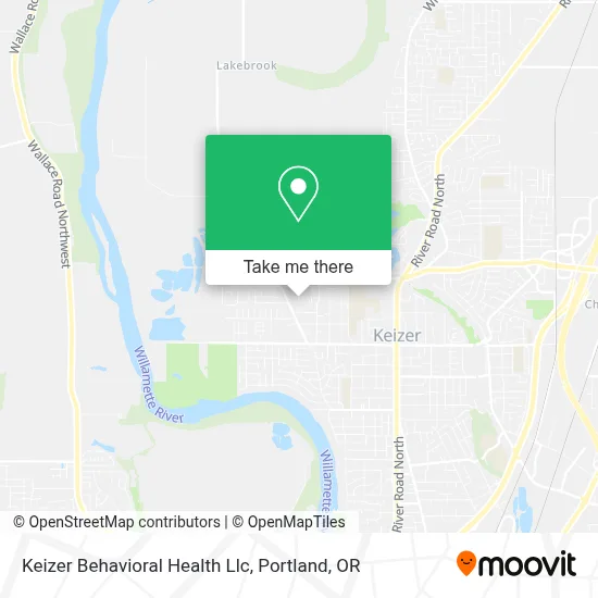 Keizer Behavioral Health Llc map