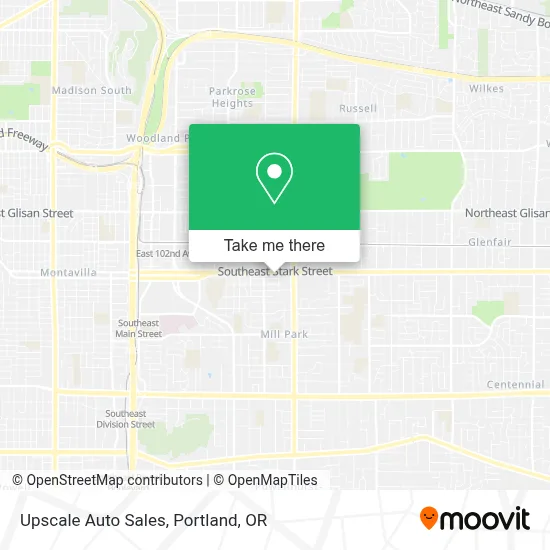 Upscale Auto Sales map
