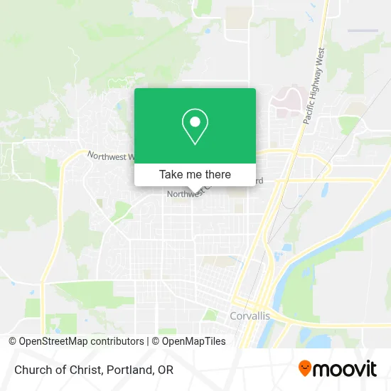 Church of Christ map