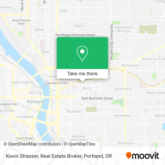 Kevin Strasser, Real Estate Broker map