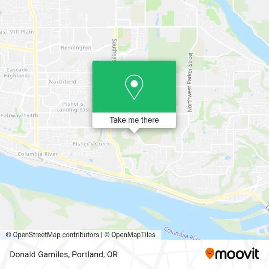 Donald Gamiles map
