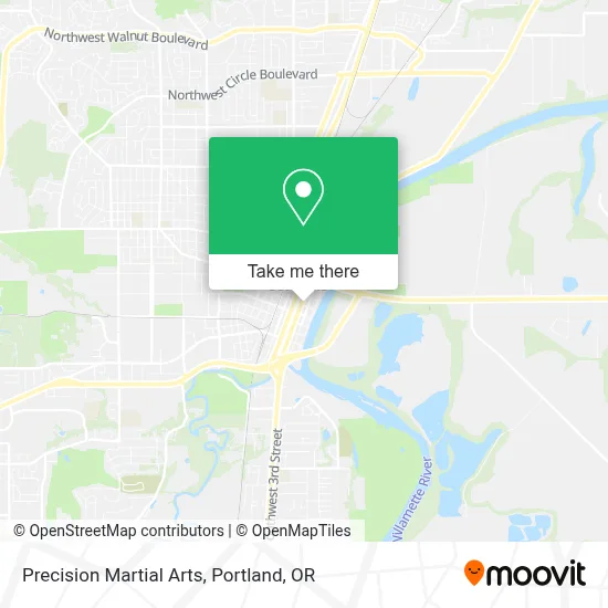 Precision Martial Arts map