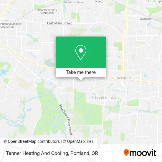 Tanner Heating And Cooling map