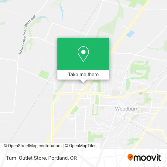 Tumi Outlet Store map