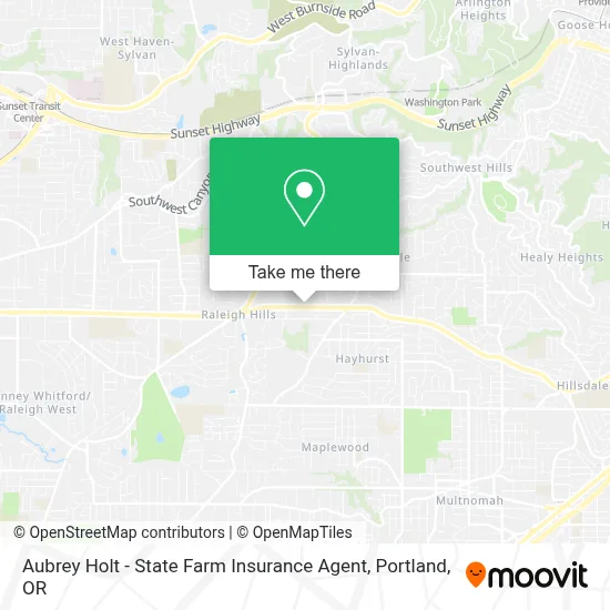 Aubrey Holt - State Farm Insurance Agent map