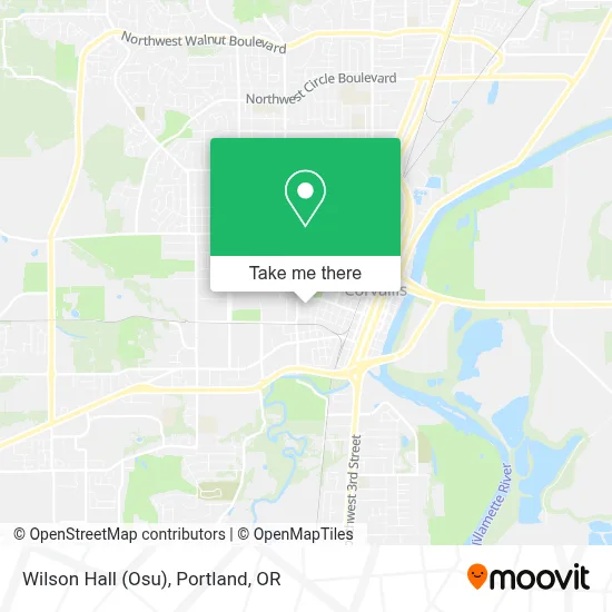 Wilson Hall (Osu) map