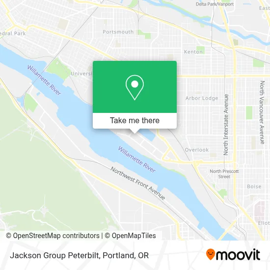 Jackson Group Peterbilt map