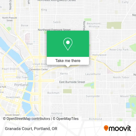 Granada Court map