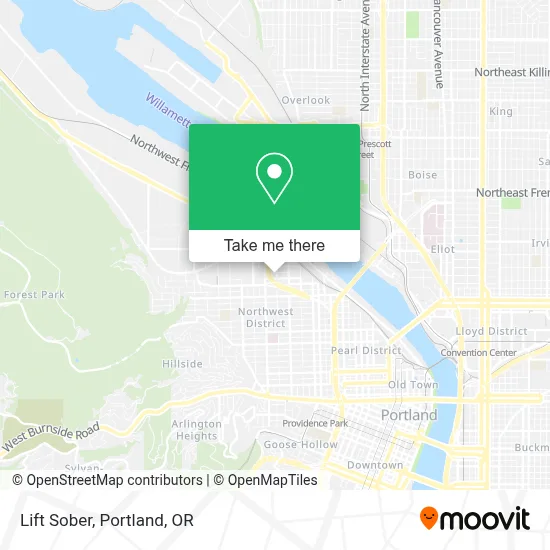 Lift Sober map