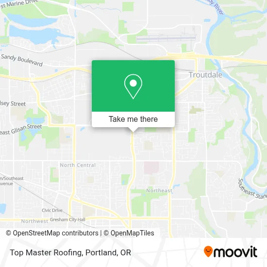 Top Master Roofing map