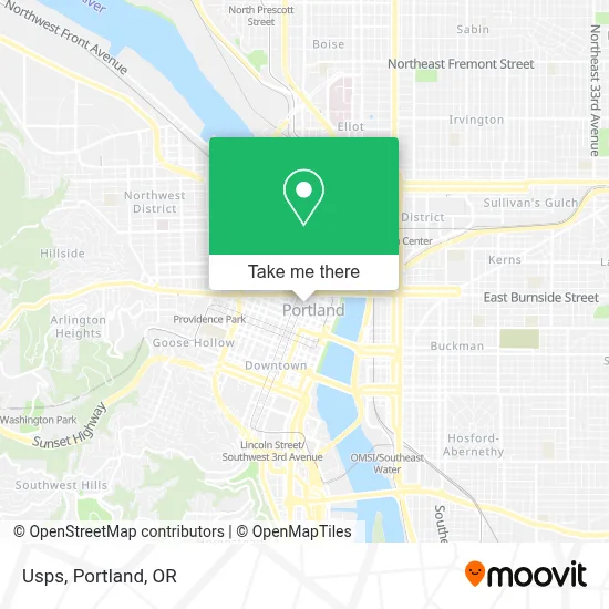 Usps map