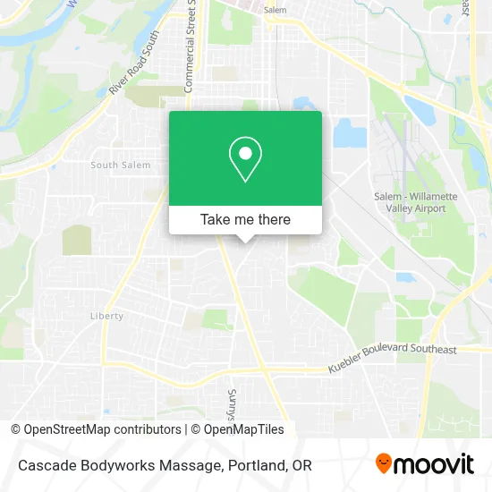 Cascade Bodyworks Massage map