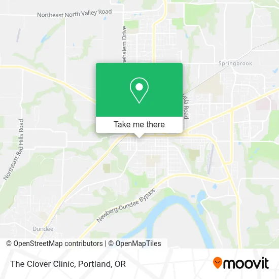 The Clover Clinic map