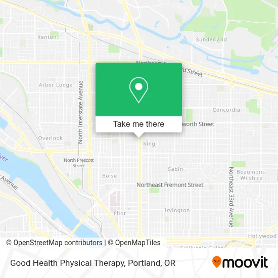 Good Health Physical Therapy map