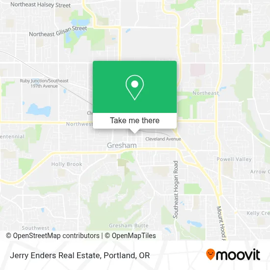 Jerry Enders Real Estate map
