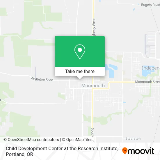 Child Development Center at the Research Institute map