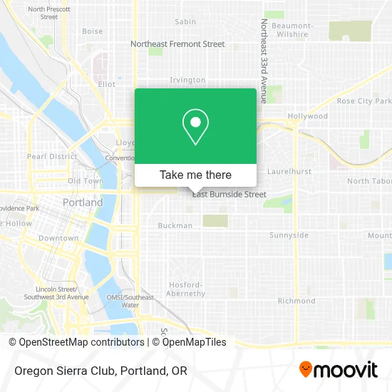 Oregon Sierra Club map