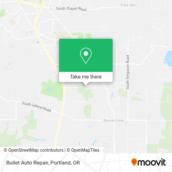 Bullet Auto Repair map