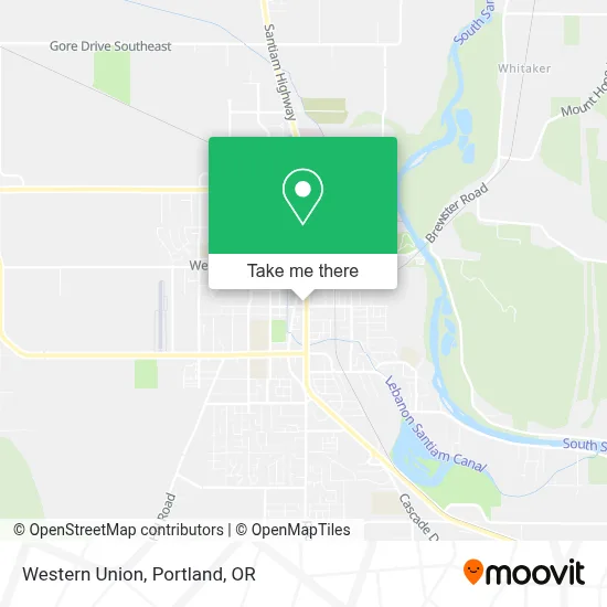 Western Union map
