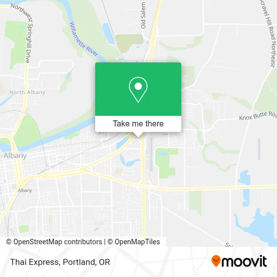 Thai Express map