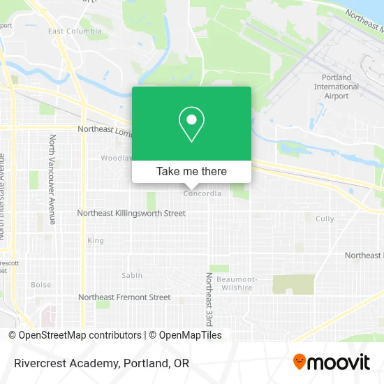 Rivercrest Academy map
