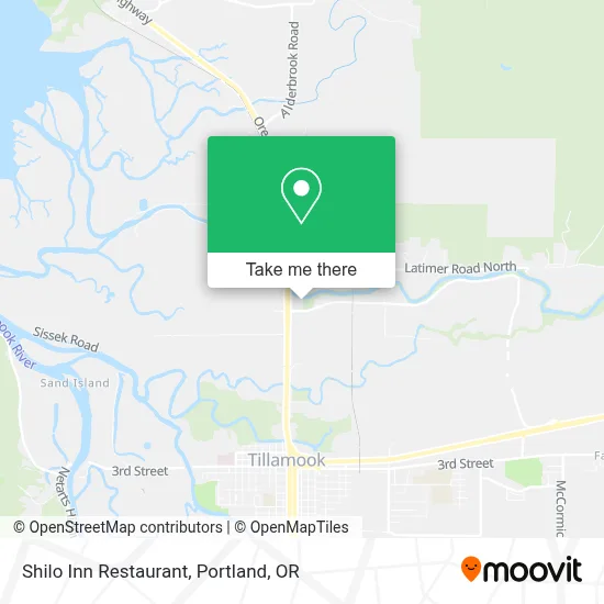 Shilo Inn Restaurant map