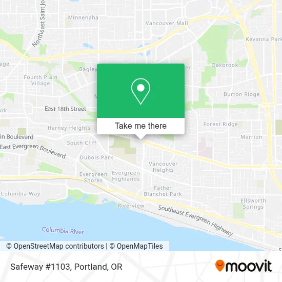 Safeway #1103 map