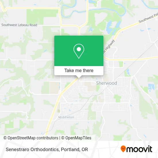 Senestraro Orthodontics map
