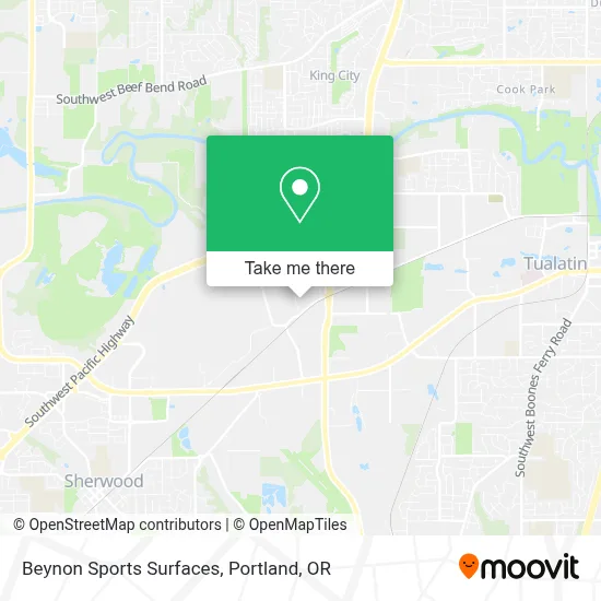 Beynon Sports Surfaces map