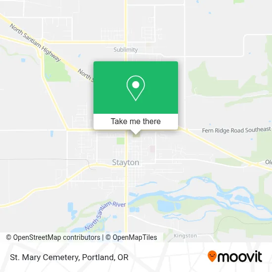 St. Mary Cemetery map
