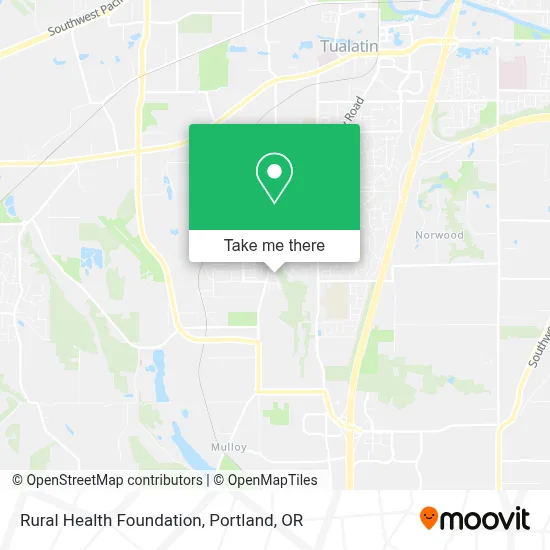 Rural Health Foundation map