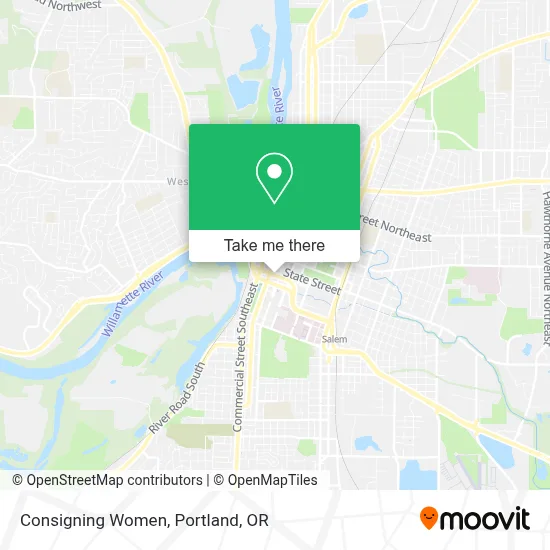 Consigning Women map